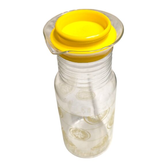 Vintage Pyrex Lemonade Pitcher #7014 1.5 QT Lemon Slices - Picture 4 of 7